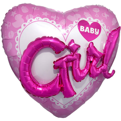 Baby Girl Foil Balloon 36 Inch