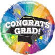 Graduation Foil Balloon 36 Inch Congrats Grad