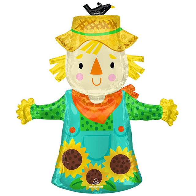 Fall Scarecrow Foil Balloon 36 Inch