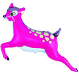 Foil Balloon Gazelle Fuchsia 36 Inch