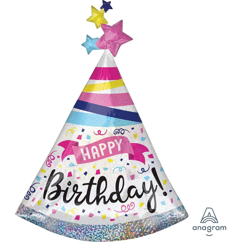 Foil Balloon Happy Birthday Sparkle Banner