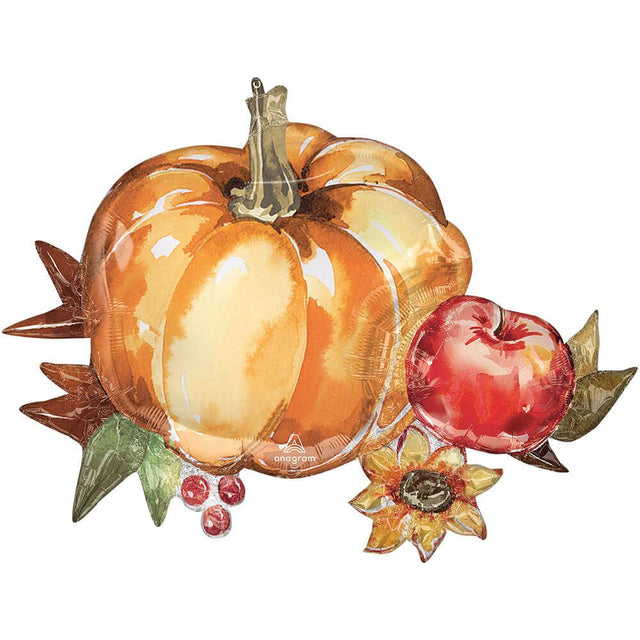 Harvest Pumpkin Foil Balloon 36 Inch