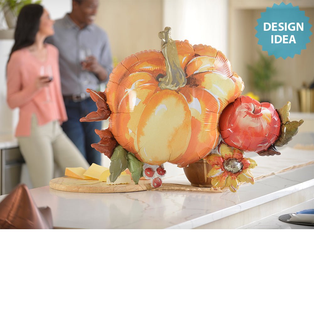 Harvest Pumpkin Foil Balloon 36 Inch