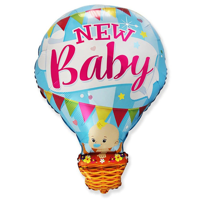 Hot-Air Balloon Boy Foil Balloon