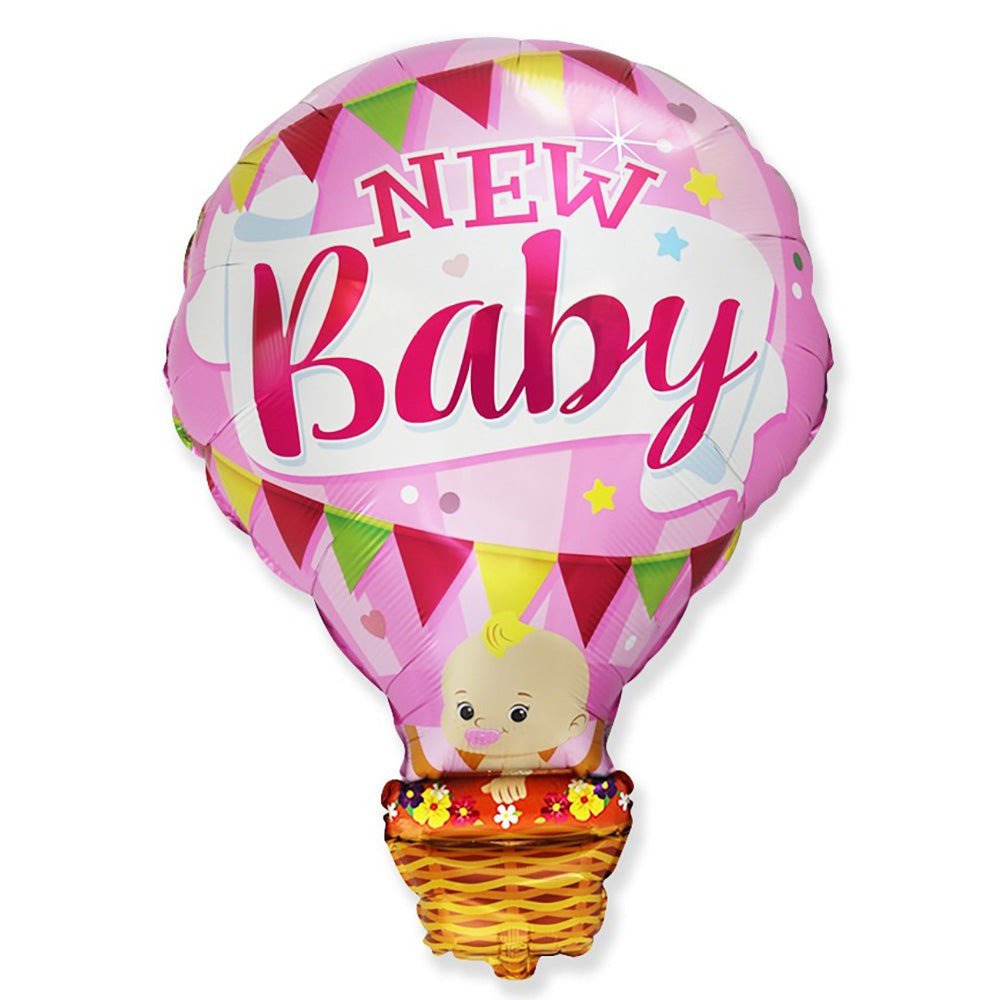 Girls Hot-Air Balloon Foil Balloon 36 Inch
