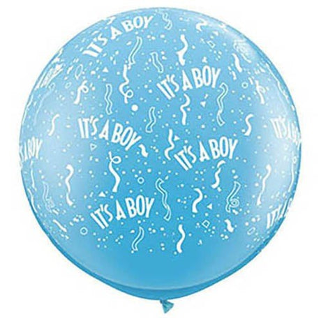 36 Inch Baby Boy Latex Balloons
