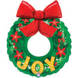 Foil Balloon 36 Inch Joy Wreath