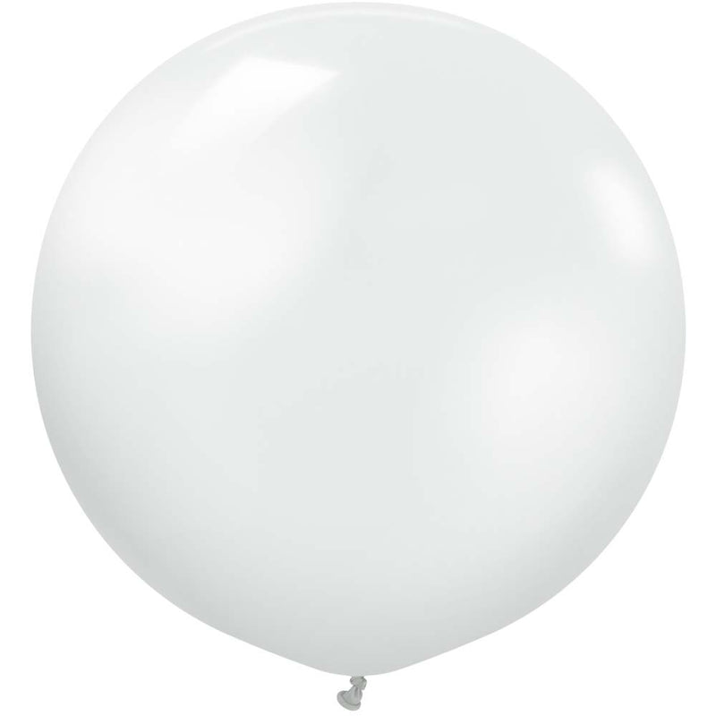 Latex Balloons 36 Inch Kalisan Metallic Pearl White