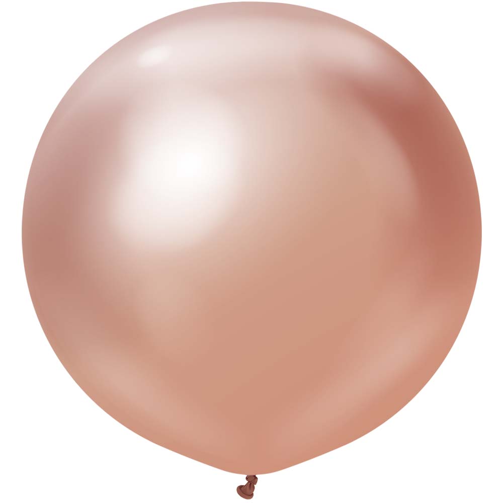 Latex Balloons 36 Inch Mirror Rose Gold