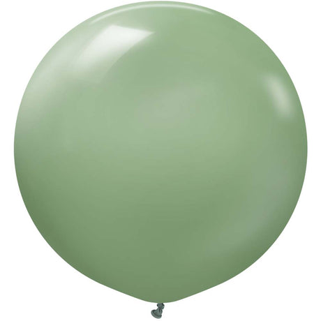 Latex Balloons 36 Inch Retro Eucalyptus