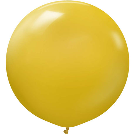 Latex Balloons 36 Inch Kalisan Retro Mustard