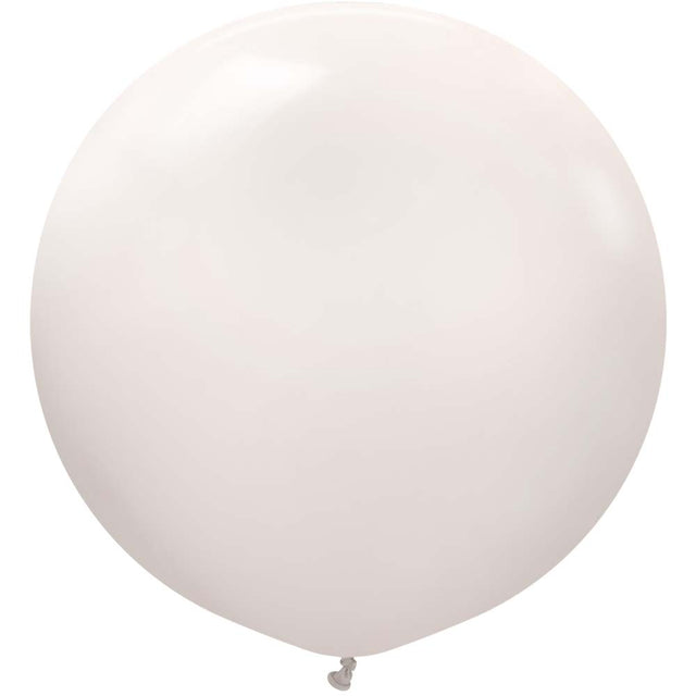 Latex Balloons 36 Inch Kalisan Retro White Sand