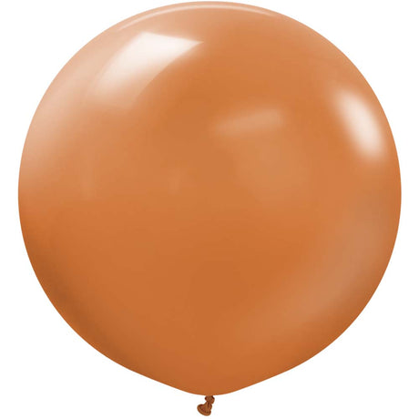 Latex Balloons 36 Inch Caramel Brown