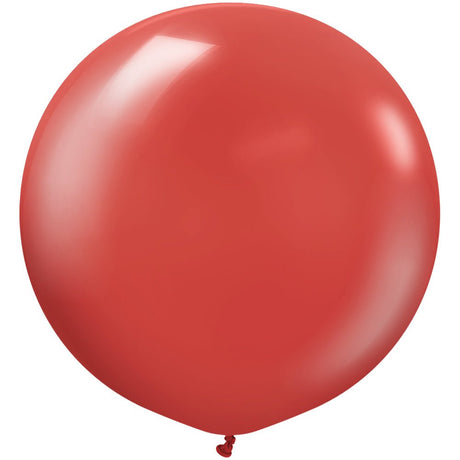 36 Inch Latex Balloons Deep Red