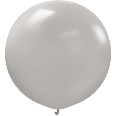 36 Inch Grey Latex Balloons