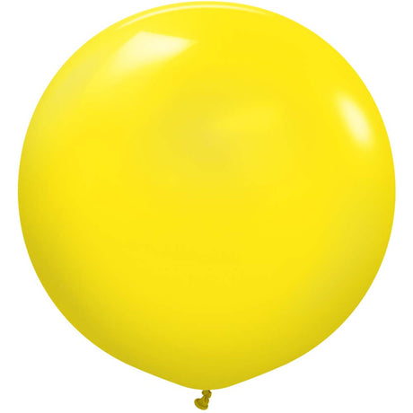 36 Inch Yellow Latex Balloons