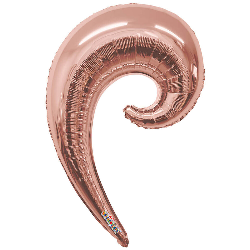 Foil Balloon 36 Inch Kurly Wave Rose Gold