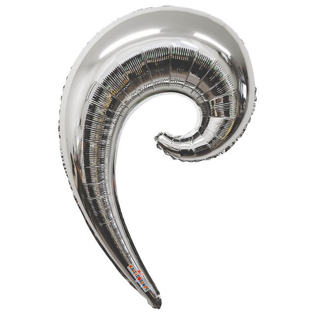 Foil Balloon 36 Inch Kurly Wave Silver