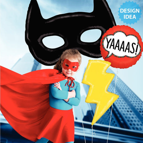 Lightning Bolt Foil Balloon 36 Inch