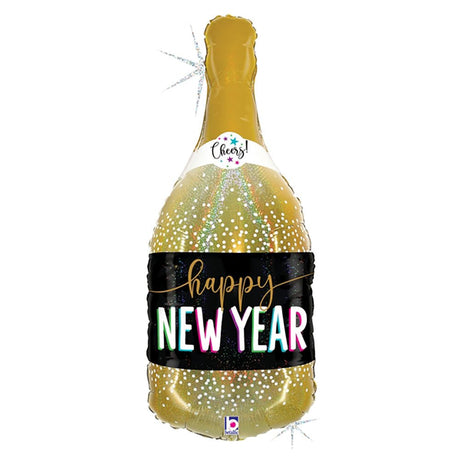 Foil Balloon New Year Champagne