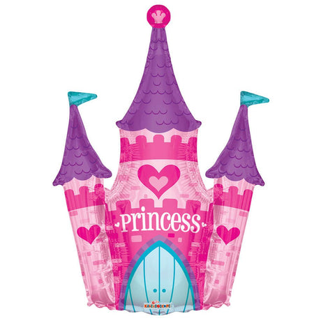 Princess Castle Shape Foil Balloon 36 Inch