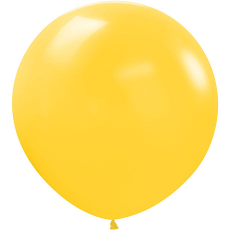 Latex Balloons 36 Inch Honey Yellow
