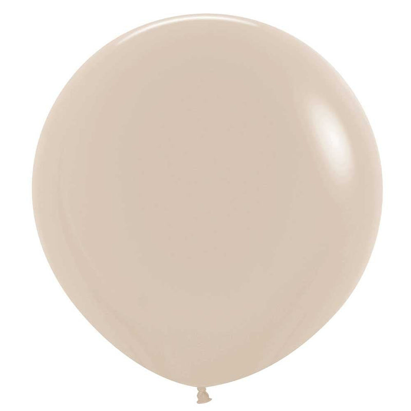 Latex Balloons 36 Inch Sempertex White Sand