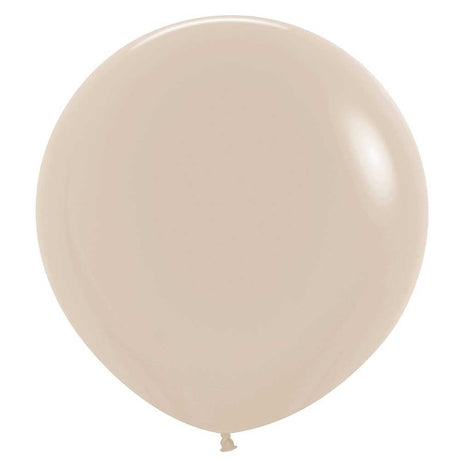 Latex Balloons 36 Inch Sempertex White Sand