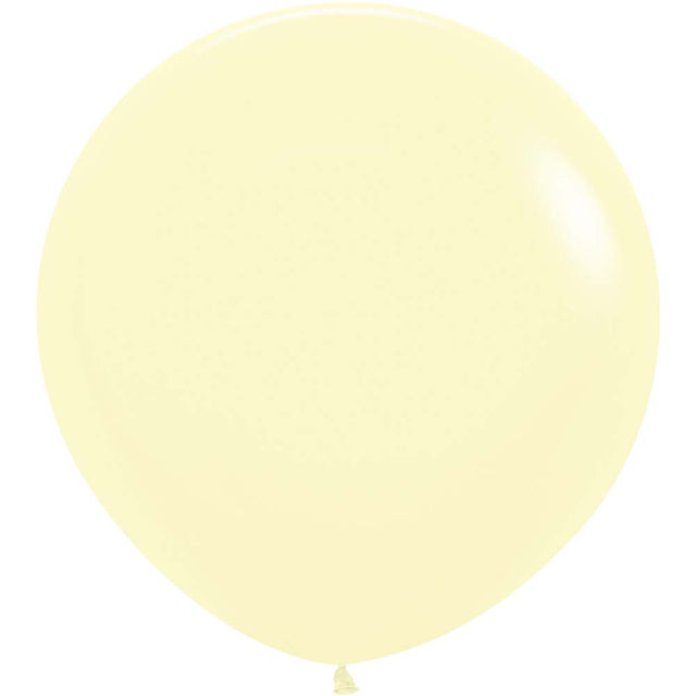Latex Balloons 36 Inch Pastel Matte Yellow