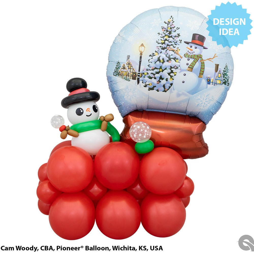 Foil Balloon 36 Inch Snow Globe