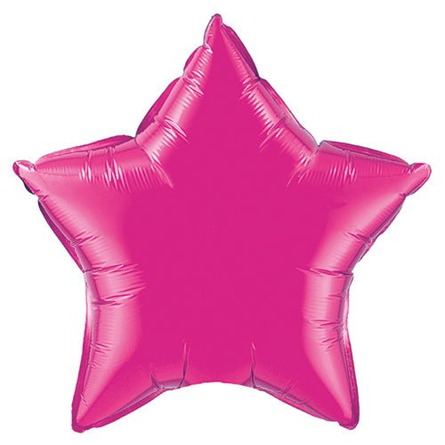 Foil Balloon 36 Inch Magenta Star
