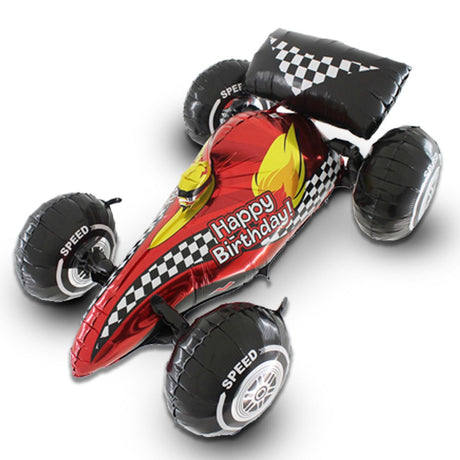 Foil Balloon Happy Birthday Sports Car
