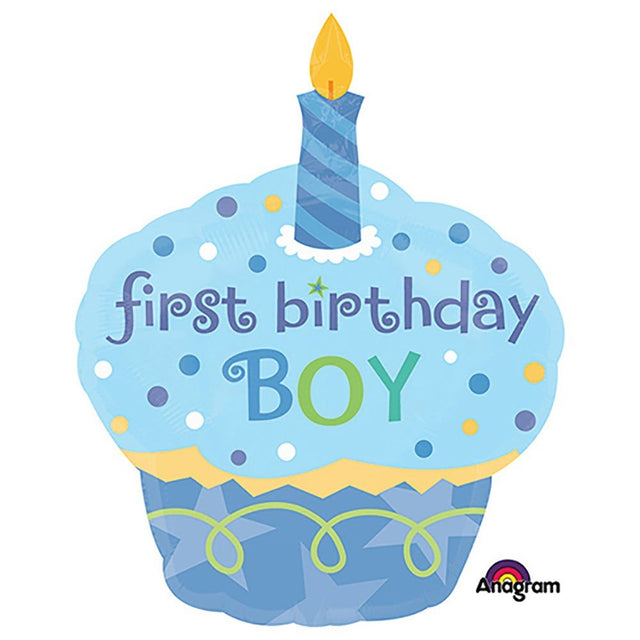 Foil Balloon Sweet Little Cupcake Boy