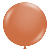 Latex Balloons 36 Inch Burnt Orange