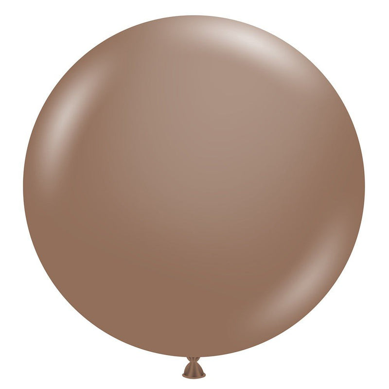 Latex Balloons Cocoa Brown 36 Inch