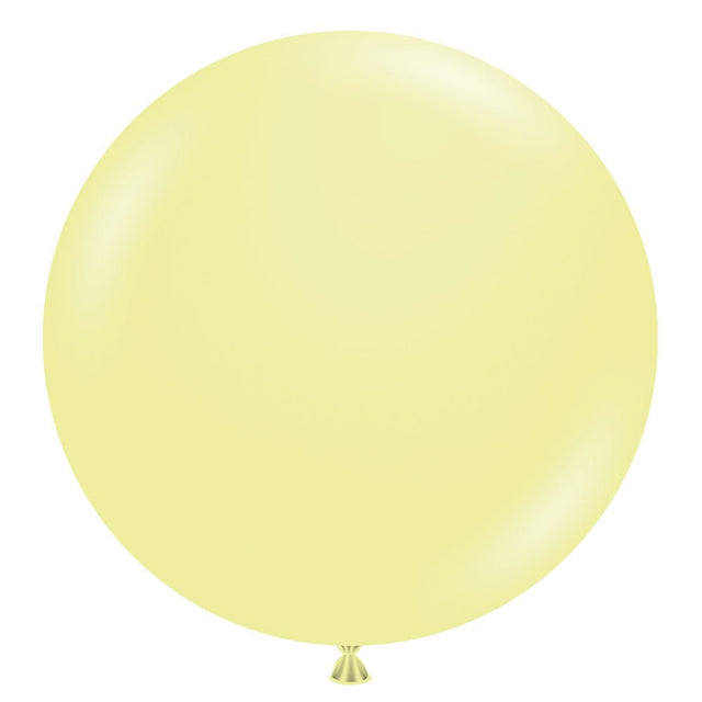 Latex Balloons 36 Inch TUFTEX Lemonade Yellow