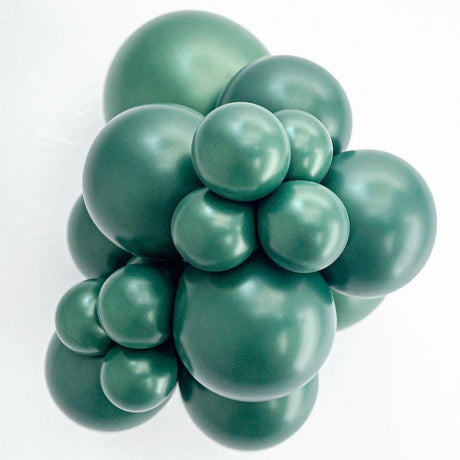 Latex Balloons 36 Inch Metallic Forest Green