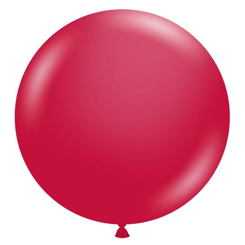 Latex Balloons 36 Inch TUFTEX Metallic Starfire Red