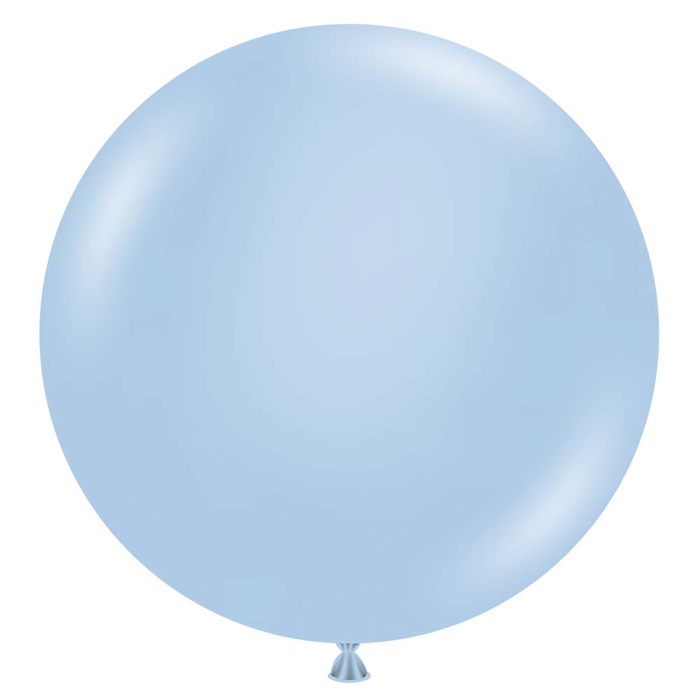 Latex Balloons 36 Inch TUFTEX Monet Pastel Blue
