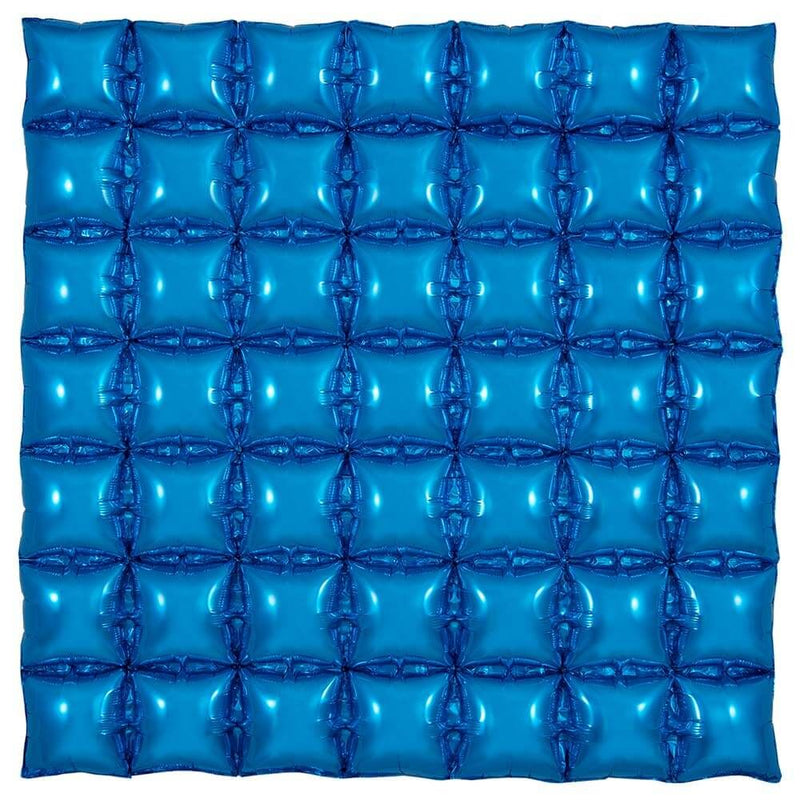 Foil Balloon Waffle Panel Blue