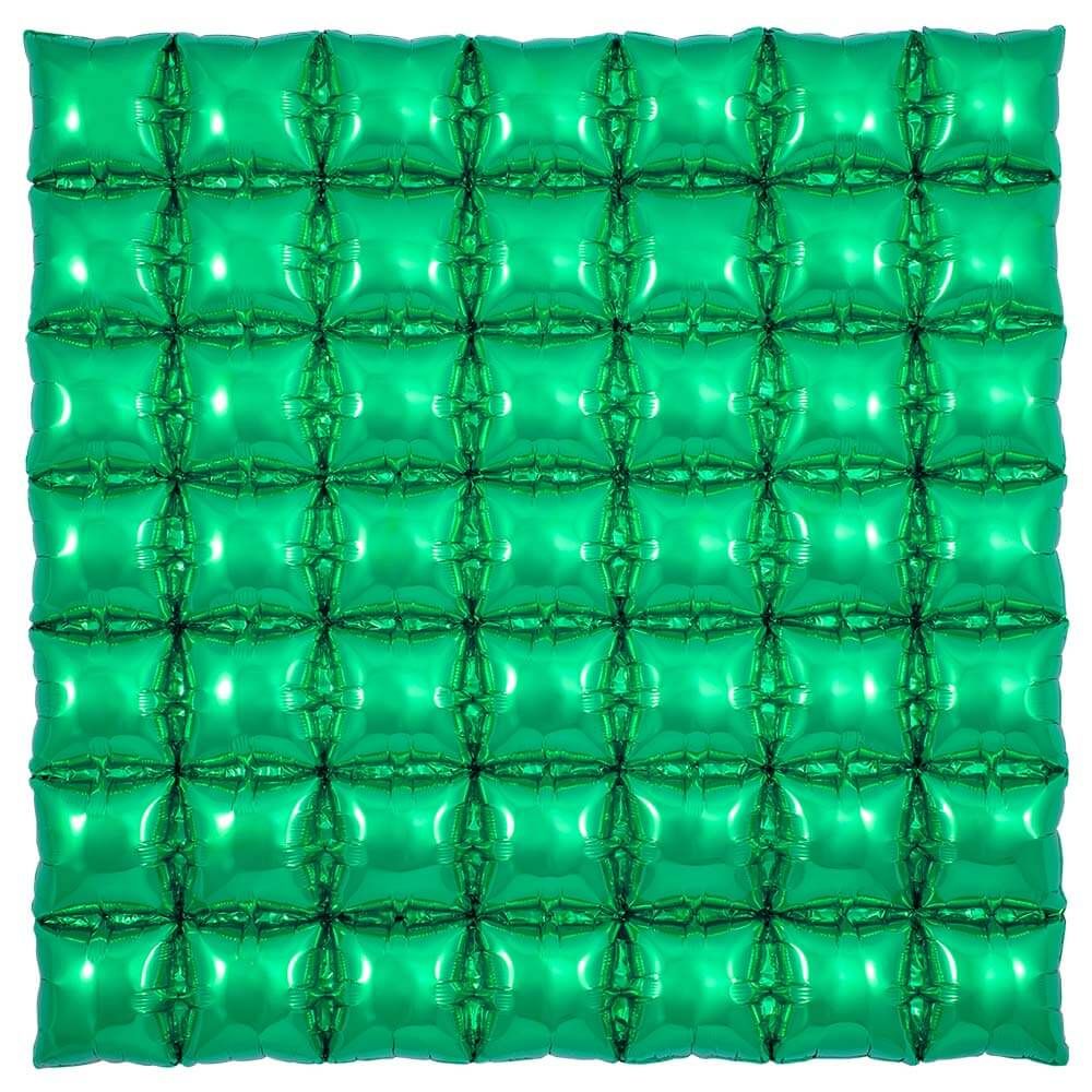 Foil Balloon Waffle Panel Green 36 Inch