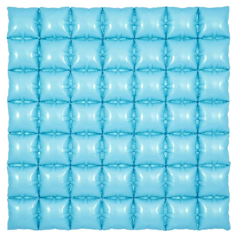 Foil Balloon Waffle Panel Matte Blue