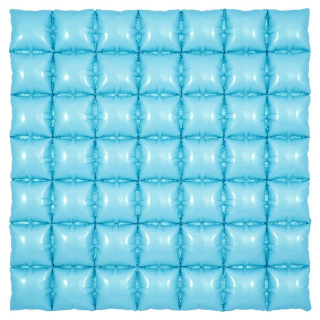 Foil Balloon Waffle Panel Matte Blue
