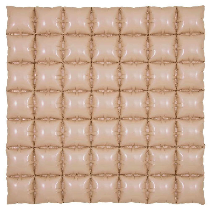 Foil Balloon Waffle Panel Matte Blush