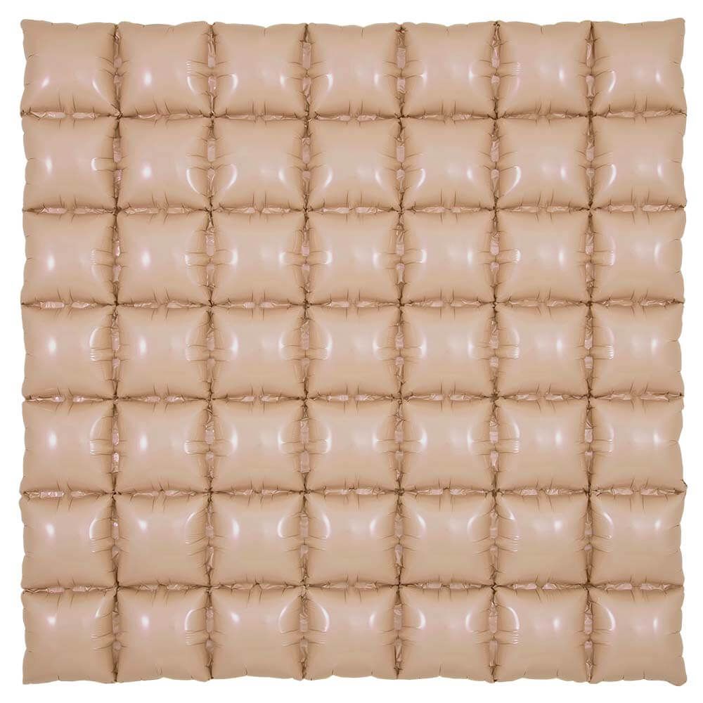 Foil Balloon Waffle Panel Matte Blush