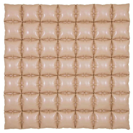 Foil Balloon Waffle Panel Matte Blush