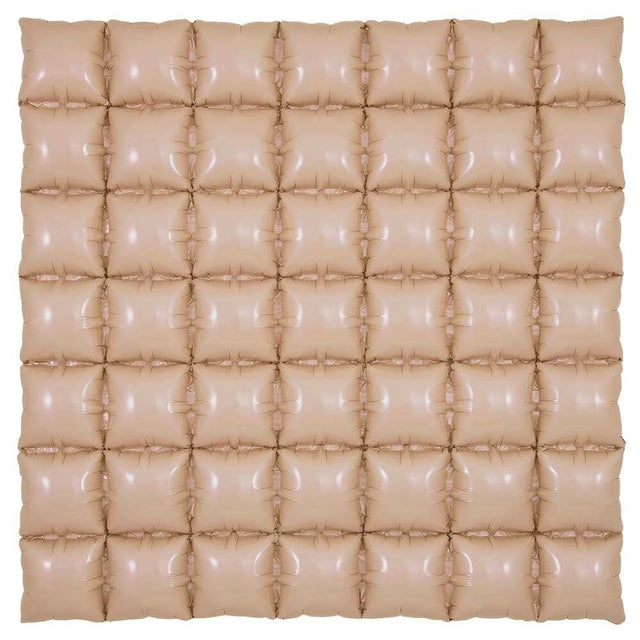 Foil Balloon Waffle Panel Matte Blush