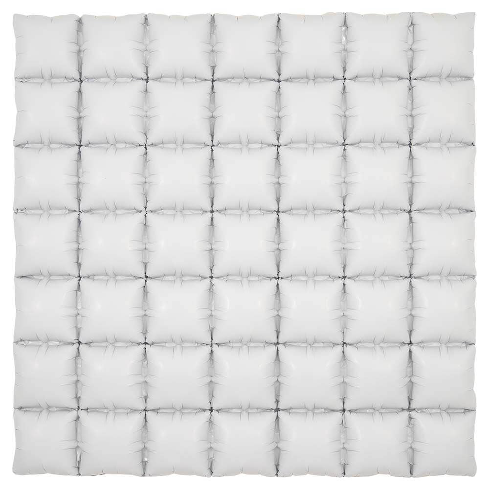 Foil Balloon 36 Inch Waffle Panel Matte White