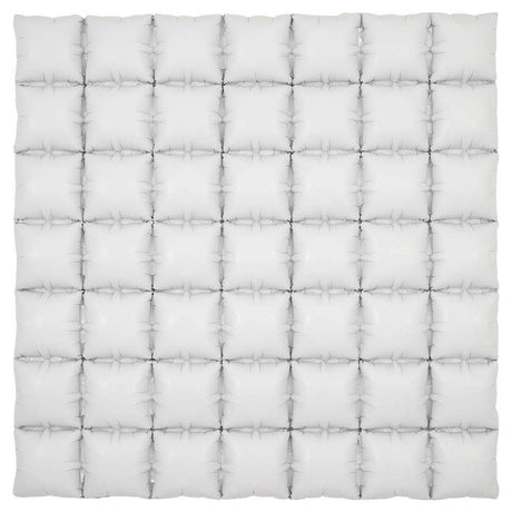 Foil Balloon 36 Inch Waffle Panel Matte White