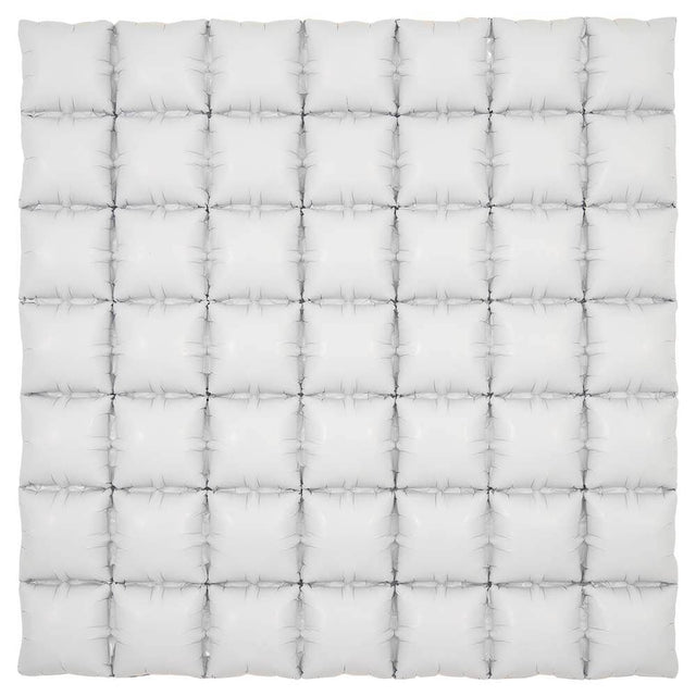 Foil Balloon 36 Inch Waffle Panel Matte White